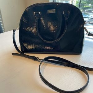 Black Kate Spade Dome Crossbody